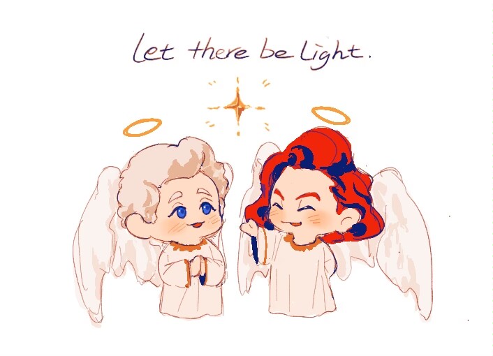 IcyIceT's tweet photo. #goodomens ✨🌟 https://t.co/b3gf3qEPoe