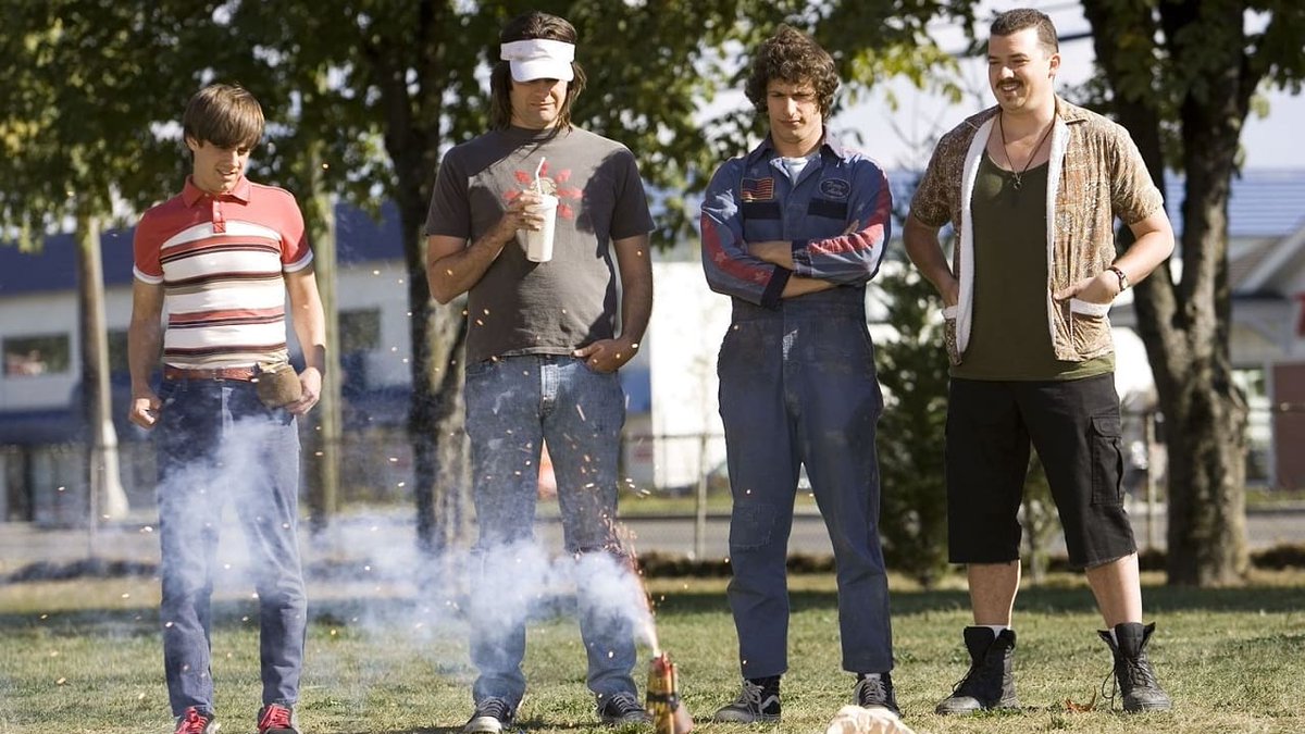 letterboxd's tweet photo. 🏍️ Hot Rod was released on this day in 2007. Cool beans! https://t.co/hNaerSdxRa