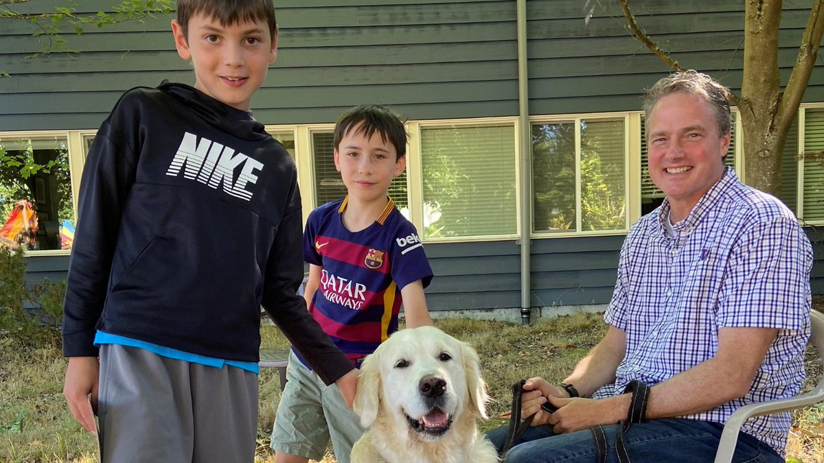 RytherVoice's tweet photo. Since 2011, Ryther has invited therapy dogs from @ProjectCanine to campus for campers to cultivate compassion, kindness, and connection through certified therapy dogs. To learn about Ryther programs, visit https://t.co/LsxAstPPdM. https://t.co/6zJwUPOdcx