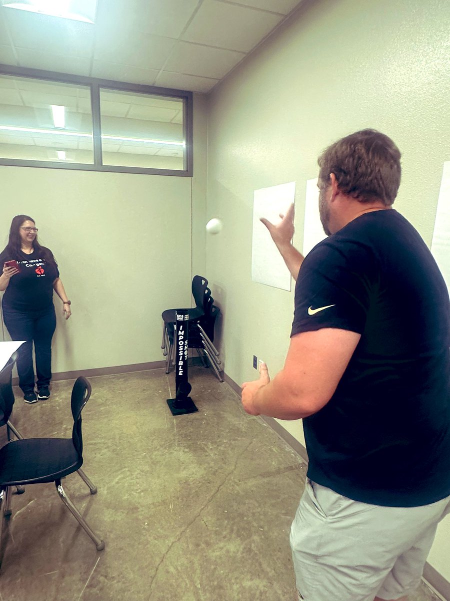 ComalPhysED's tweet photo. Day 1 of Comal U with the K-5 PE and Health team! Team workshop and supporting safety in the gym environment. Thank you @TxDPS for helping support our learning! #ComalU2023 #WholeChildChampions #ComalFit https://t.co/pXbx0bWaWy
