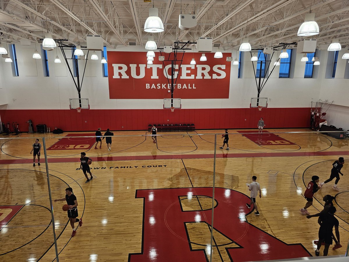 Greetings from Piscataway. Here for Rutgers practice. Year Eight of the Steve Pikiell era.