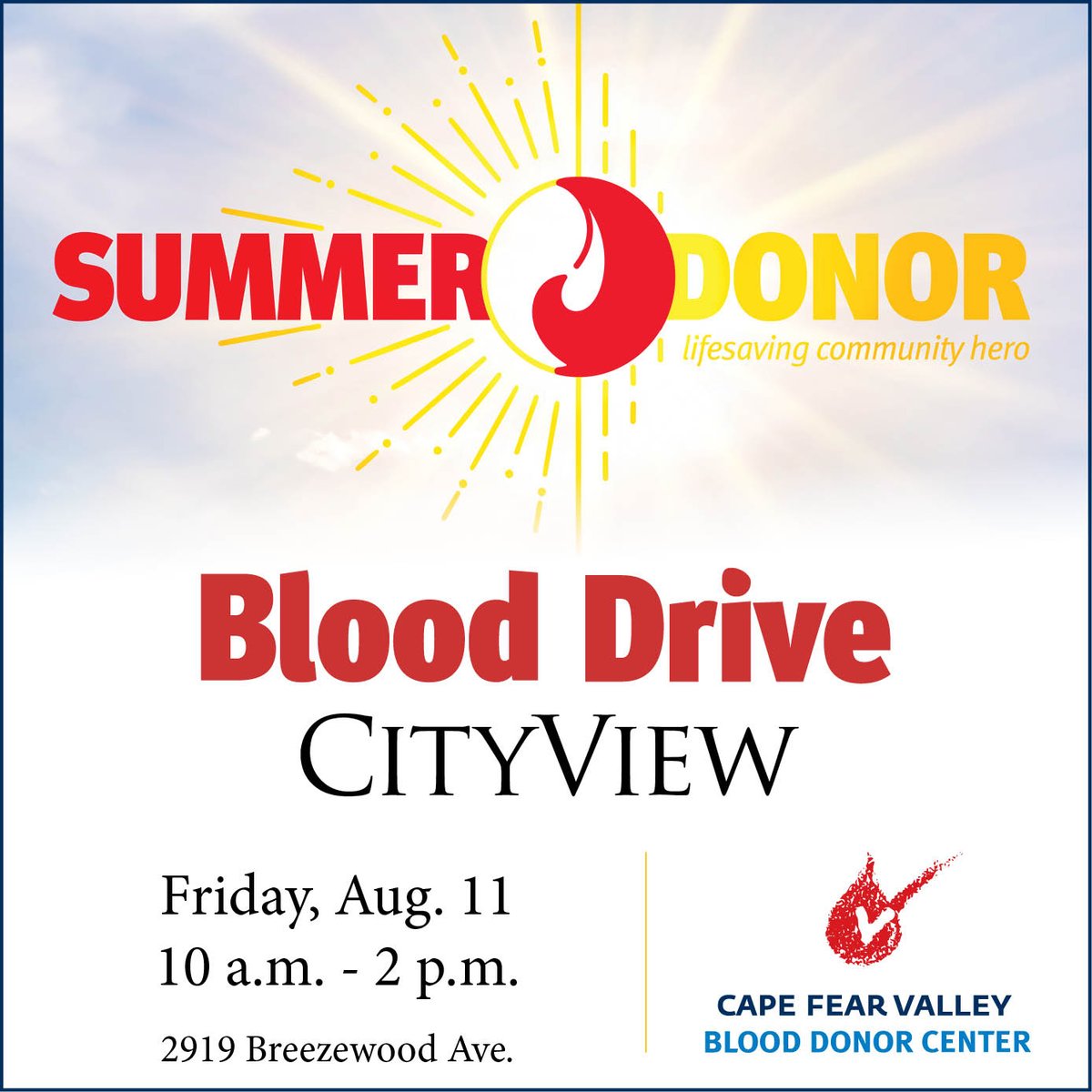 Cape Fear Valley Blood Donor Center tweet media
