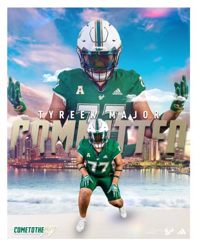 ￼ I would like to thank God, my mother and my coaches for helping me through this process .￼ with that being said, im staying in Tampa and I’m comitting to University of South Florida, go bulls￼🤘.  <a href="/CoachGolesh/">Alex Golesh</a> <a href="/CoachHoodie/">Tyler Hudanick</a> <a href="/alexmfagan/">Alex Fagan</a> <a href="/CoachBahler/">Coach Will Bahler</a> <a href="/Cowboycoach2016/">Kirk Karsen</a>