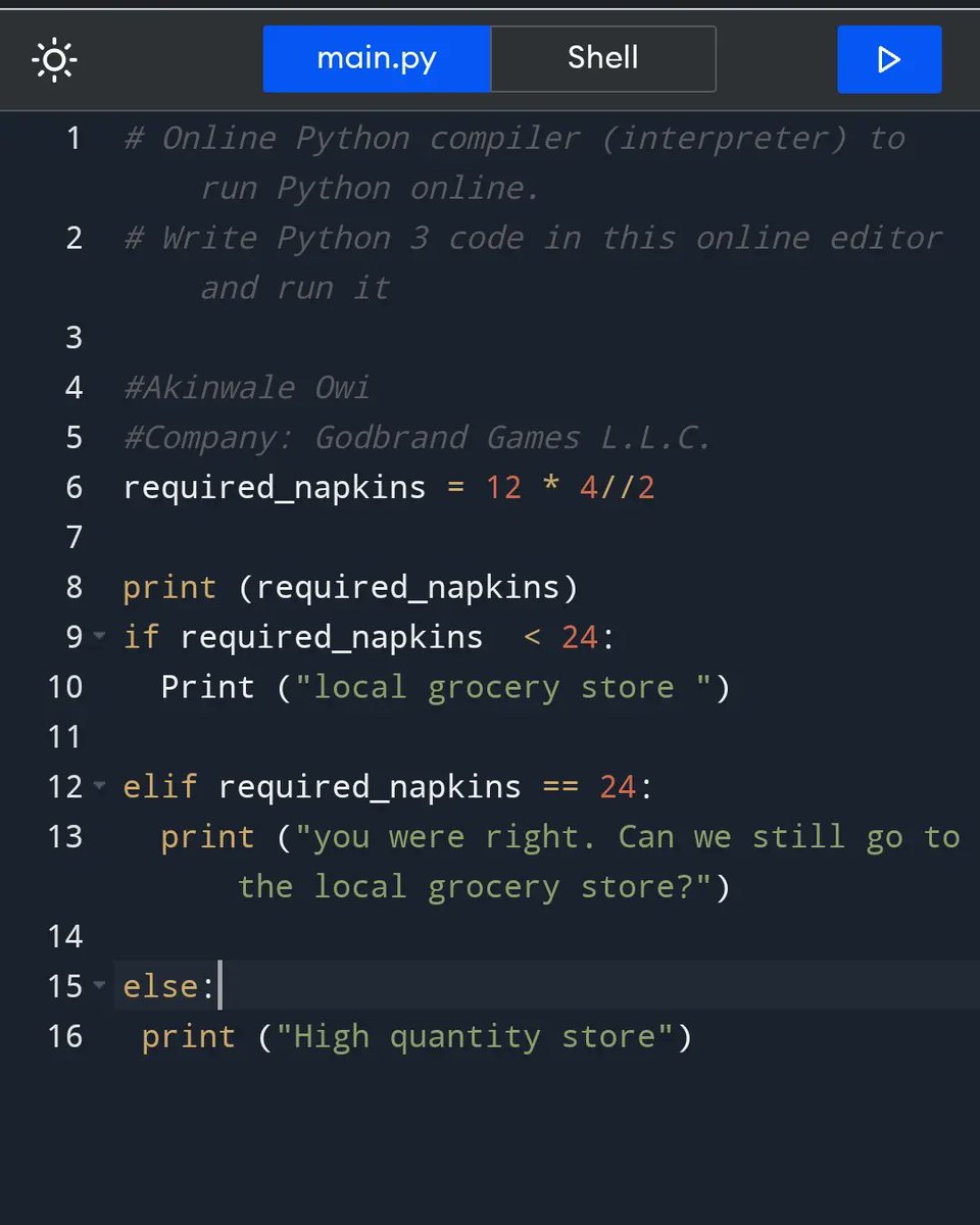 WallyOwi30's tweet image. No floor division flounders 🐟
#floordivision #learnpython #BeginnerPython