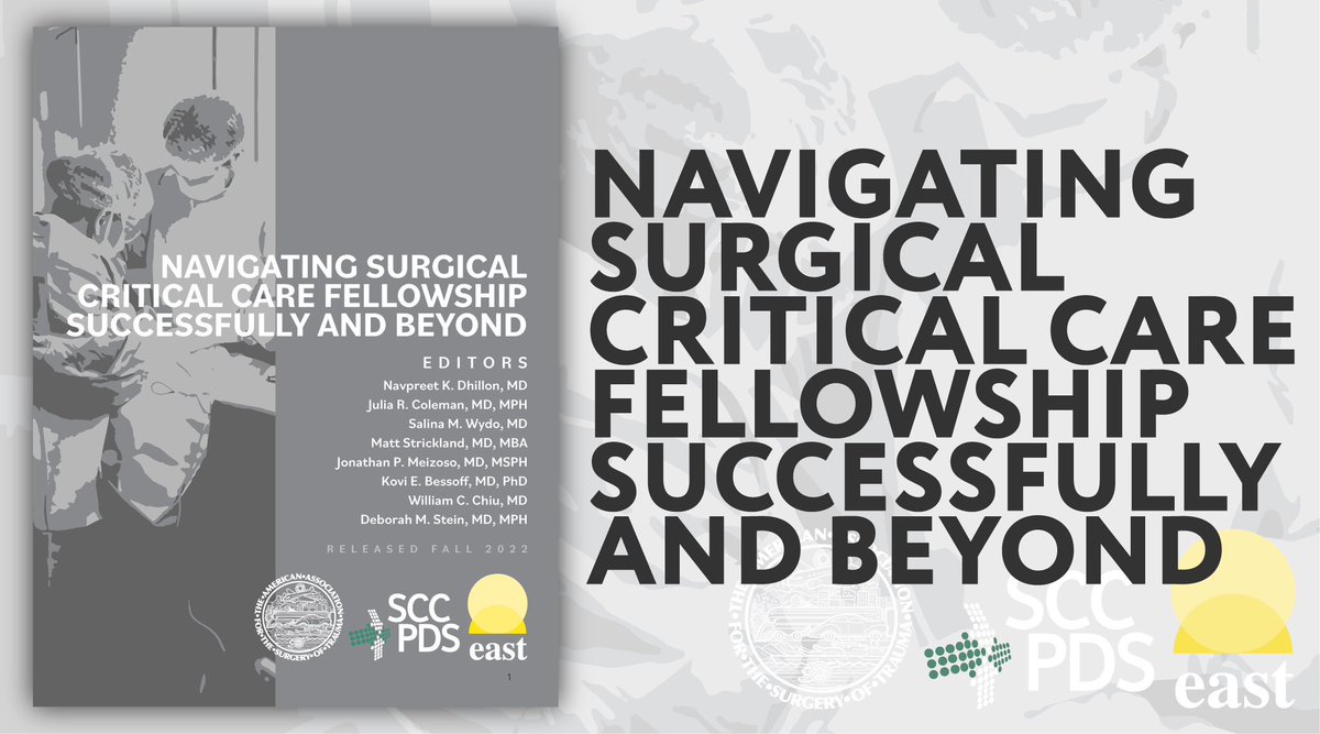 Welcome new SCC&ACS fellows to an amazing specialty! We hope week one is going well and want to provide you with this resource as a guide for success in fellowship created by: @traumadoctorsam @EAST_TRAUMA @SURGCC aast.org/membership/joi…
