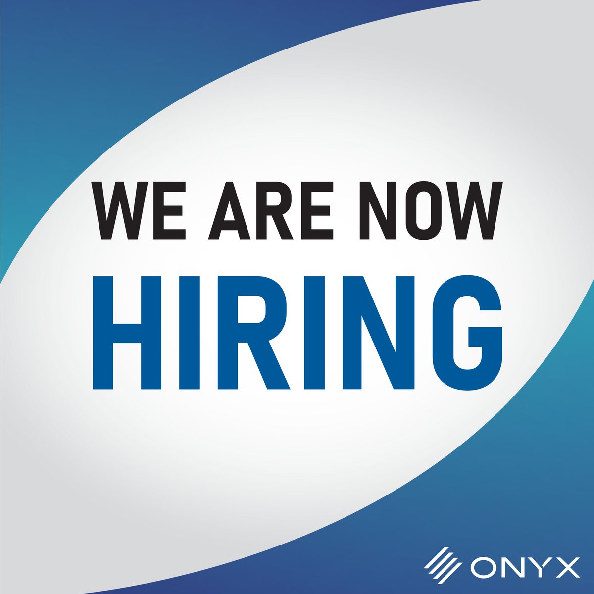 We are hiring! Join us in expanding our Development and Technical Support teams. Check out our new opportunities on our website and apply! onyxgfx.com/careers/