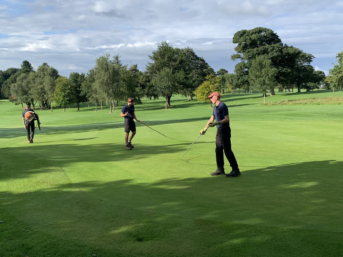 greenkeeping (@lancastergc) on Twitter photo Great team effort by the greens team <a href="/GolfLancaster/">Lancaster Golf Club</a> this morning get all the greens double verti-cut @-2mm, debris cleared and cut before todays play. Rough & semi rough cut and more bunkers edged.⛳️👍 Great team effort by the greens team <a href="/GolfLancaster/">Lancaster Golf Club</a> this morning get all the greens double verti-cut @-2mm, debris cleared and cut before todays play. Rough & semi rough cut and more bunkers edged.⛳️👍