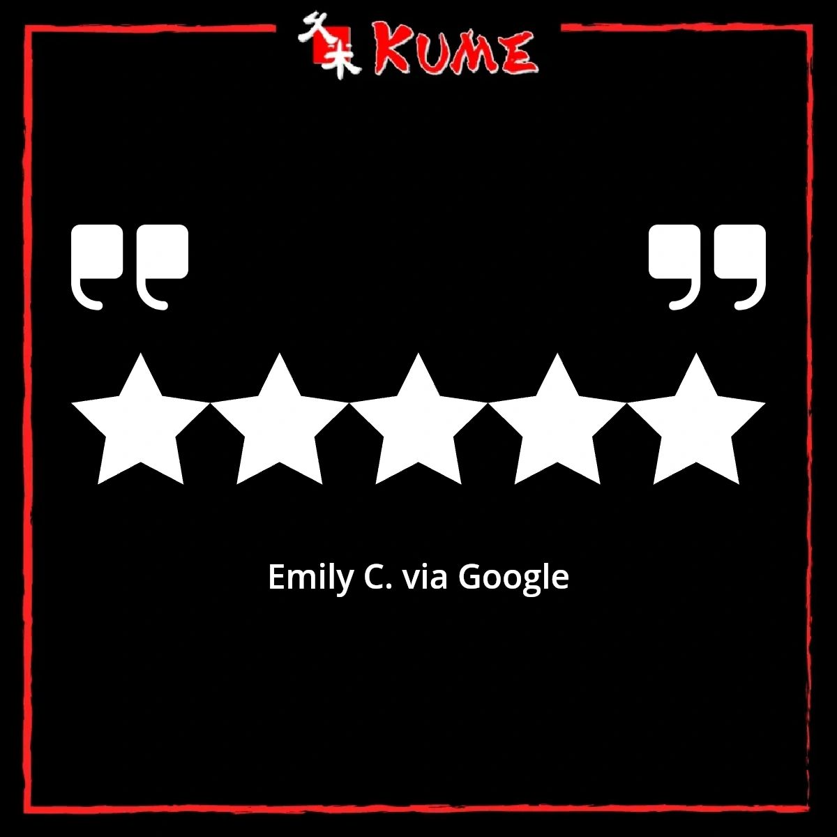 KumeJapanese's tweet photo. Another wonderful dining experience -- another set of stars. Thanks, Emily! #KumeAugusta https://t.co/K6FCytwUQS