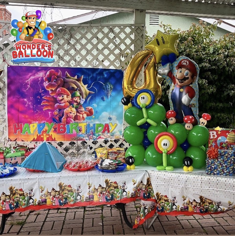 wondersballoon's tweet image. A #MarioBros Bouquet!