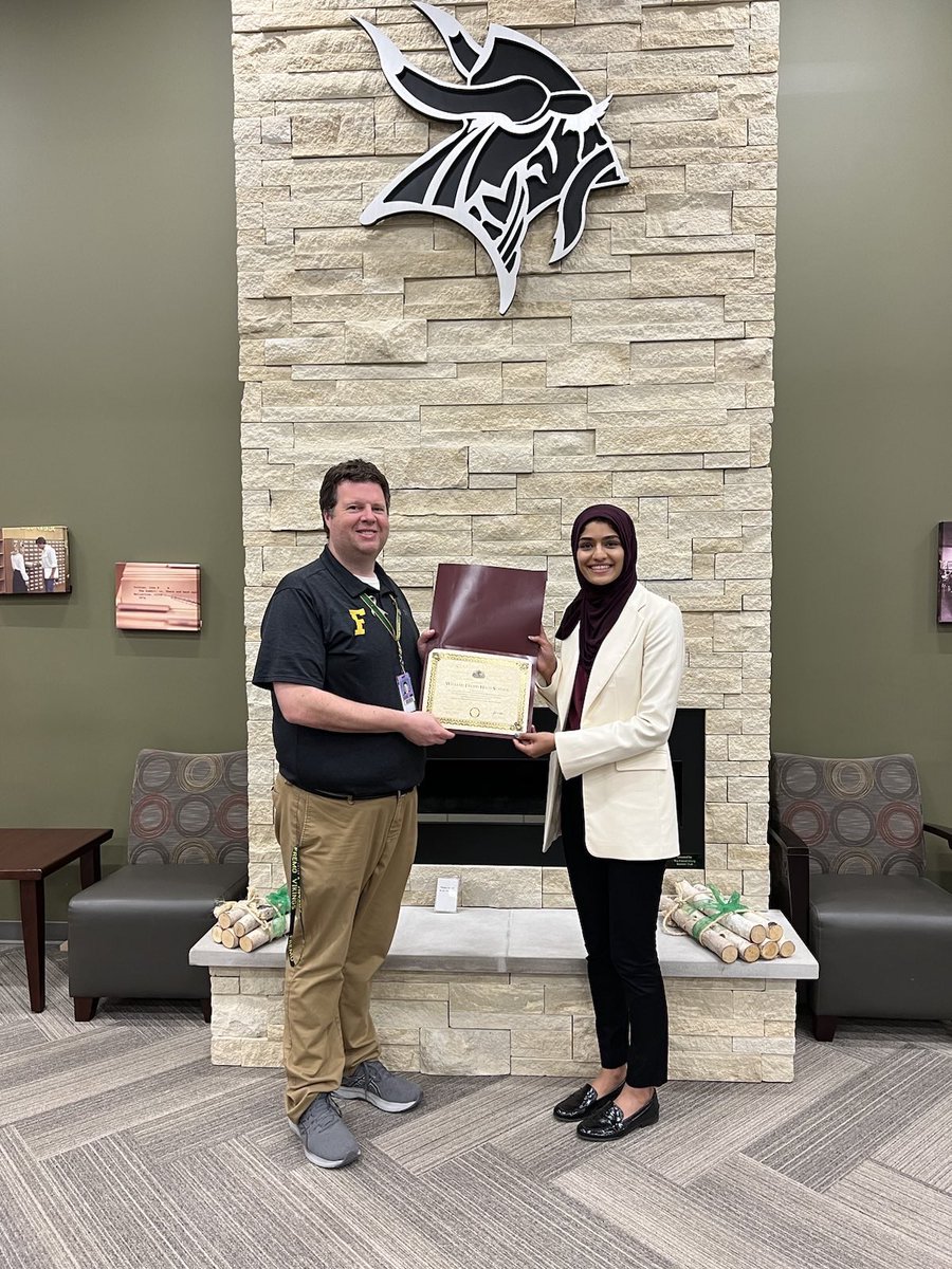 Fremd High School ranked in the top 50 public high schools nationally, along with 9 others from the state. As a proud alum, I was honored to present a certificate of accomplishment from the House of Representatives for providing an outstanding education to so many students.