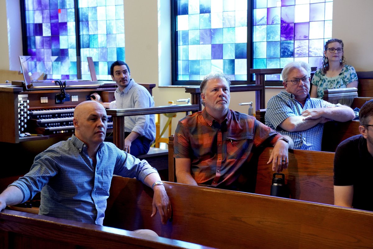 RodgersOrgan's tweet photo. Many thanks to everyone who attended, and especially to Bethany Lutheran Church in Cherry Hills Village for allowing us to use their space and their organ for our demonstrations! https://t.co/vOsSY3pOWz