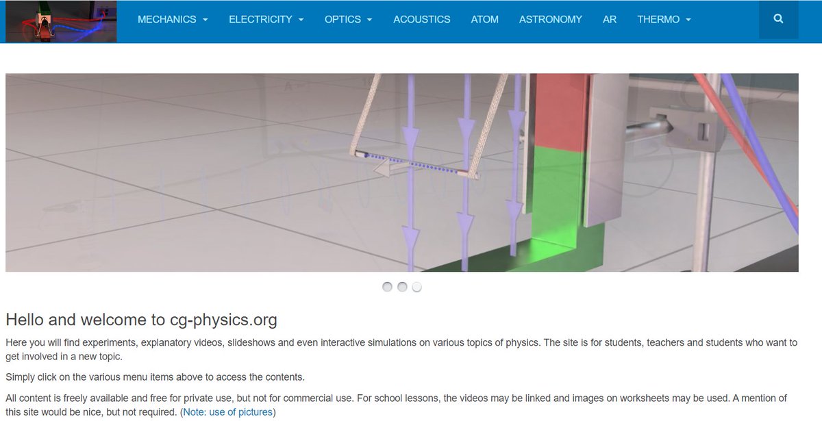 Physics teachers. This site is useful for links to simulations and clips for lots of topics
cg-physics.org/index.php/en/