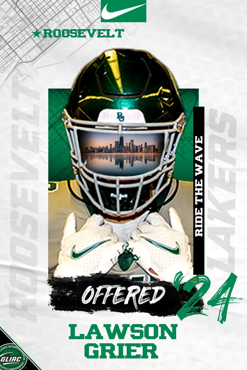 After a great call with <a href="/CoachKyleBeyer/">Kyle Beyer</a> I am extremely blessed to receive my first offer from Roosevelt University #AGTG #D2 <a href="/HuskieFB/">Naperville North FB</a> <a href="/RULAKERFB/">Roosevelt University Football</a> @RUCoachJW