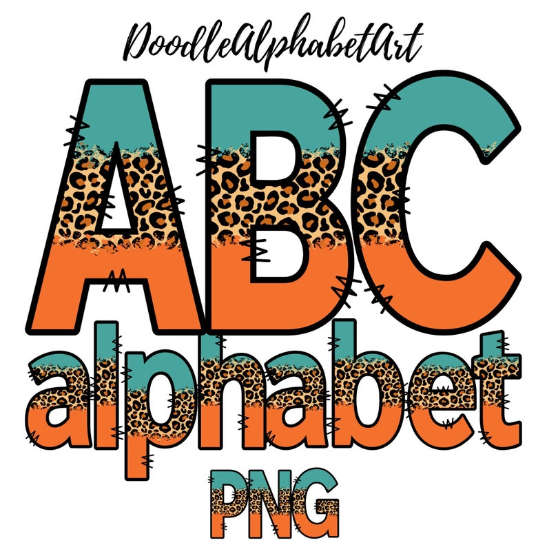 RimouchaF's tweet image. Leopard Split Alphabet PNG, Burning Orange and Light Sea Green, Doodle Alphabet PNG Bundle, Hand Drawn Sublimation Designs Digital Downloads

#splitleopard #splitletters #halfleopard #halfalphabets