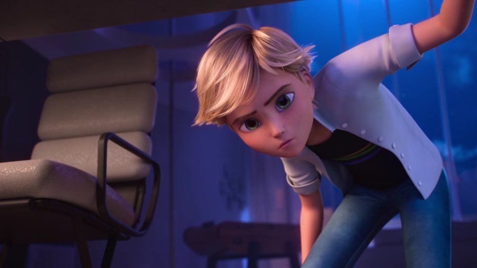 ambitiouschat's tweet image. #MiraculousLeFilm 
adrien in the last slide is me when i see a cat