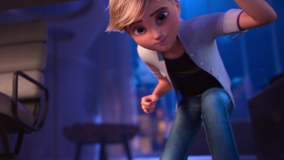 ambitiouschat's tweet image. #MiraculousLeFilm 
adrien in the last slide is me when i see a cat