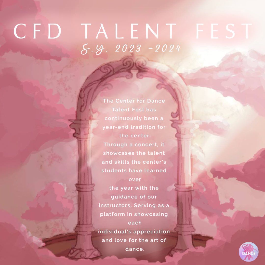 SPCPDance's tweet photo. See what lies ahead for our community now that the Center for Dance projects are out now! 💃

#ProudlyGIFT #GIFTCore2024 #CFD2324 

🎨: Charmaine Panganiban
✍️: Luntian Santillan https://t.co/NU4KLIIqqa