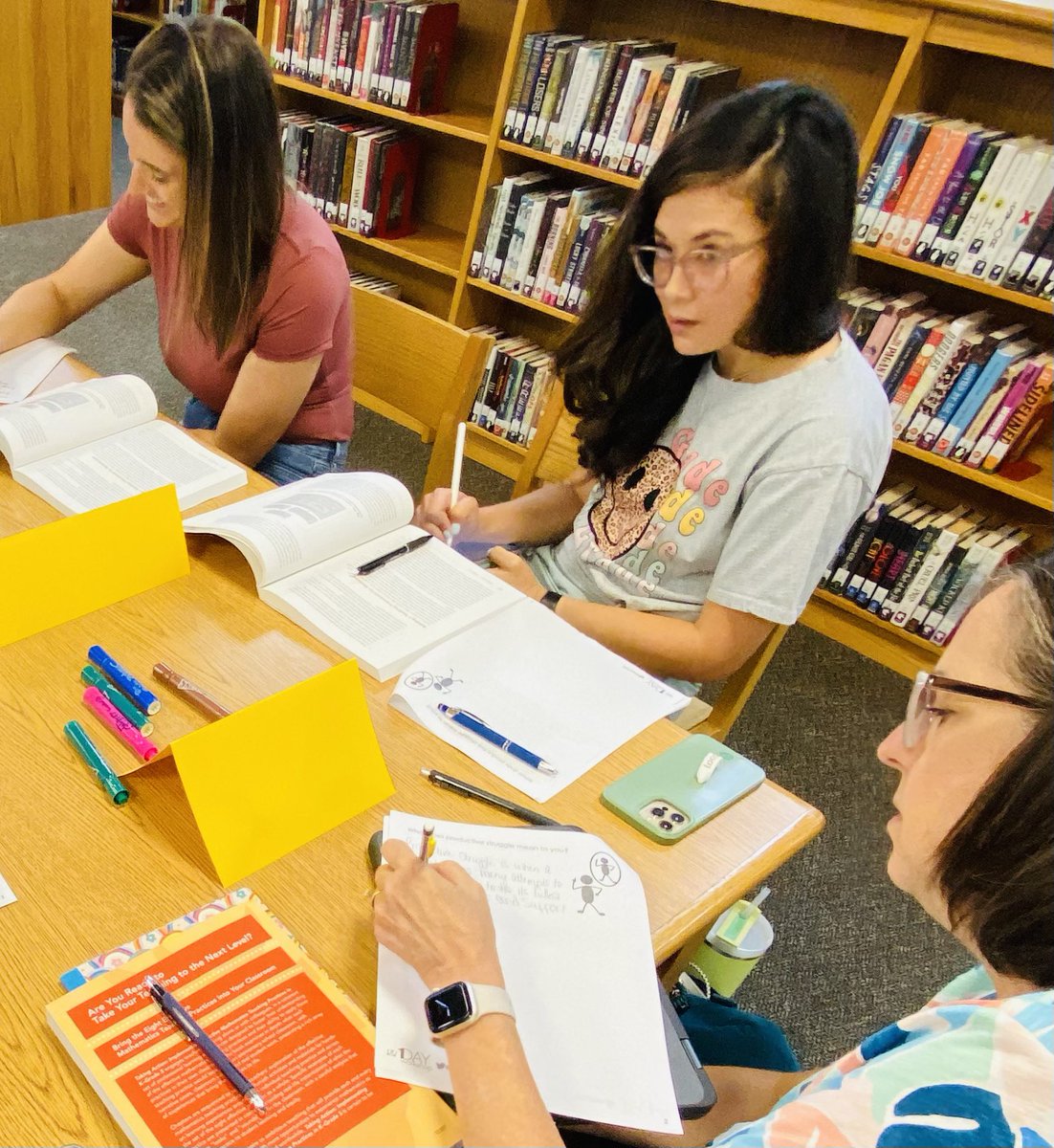 Kidsmathtalk's tweet photo. Such a pleasure 2 facilitate the @NCTM one day workshop on Supporting Productive Struggle! A day filled w/ collaboration, reflection, DOING math & making plans to TAKE ACTION 2 support all students. Plano TX teachers are incredible and this school year will be 🔥🔥
#nctm #txchat https://t.co/ydPZZPFtck
