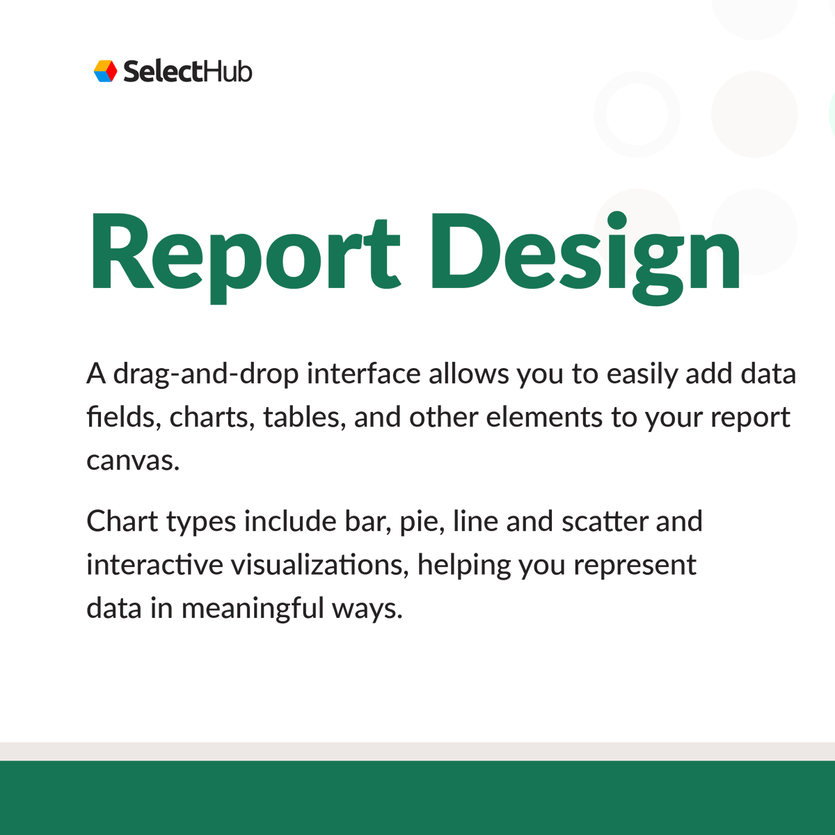 SelectHub's tweet image. Unlock the true potential of your data with our essential list of features for enterprise reporting tools: hubs.la/Q01ZKW8c0

#reportingtools #businessintelligence