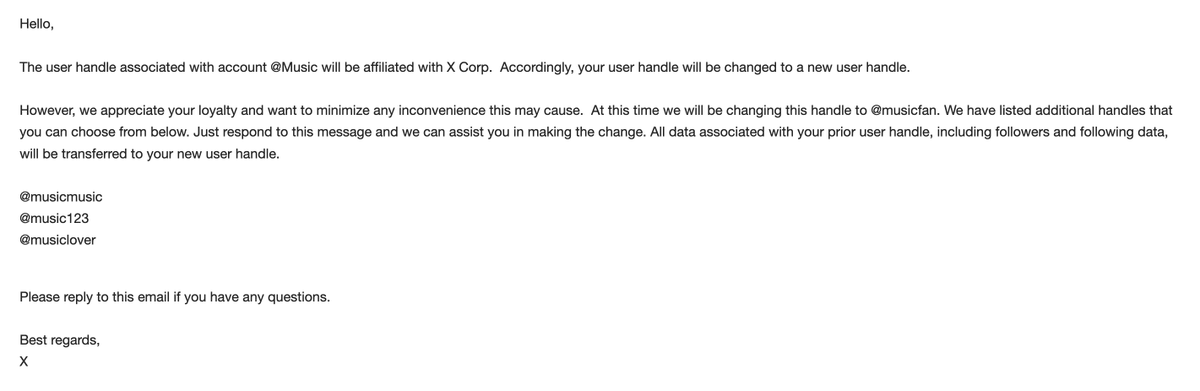 16 years ago, I created @music and have been running it ever since. Just now, Twitter / X just ripped it away. Super pissed