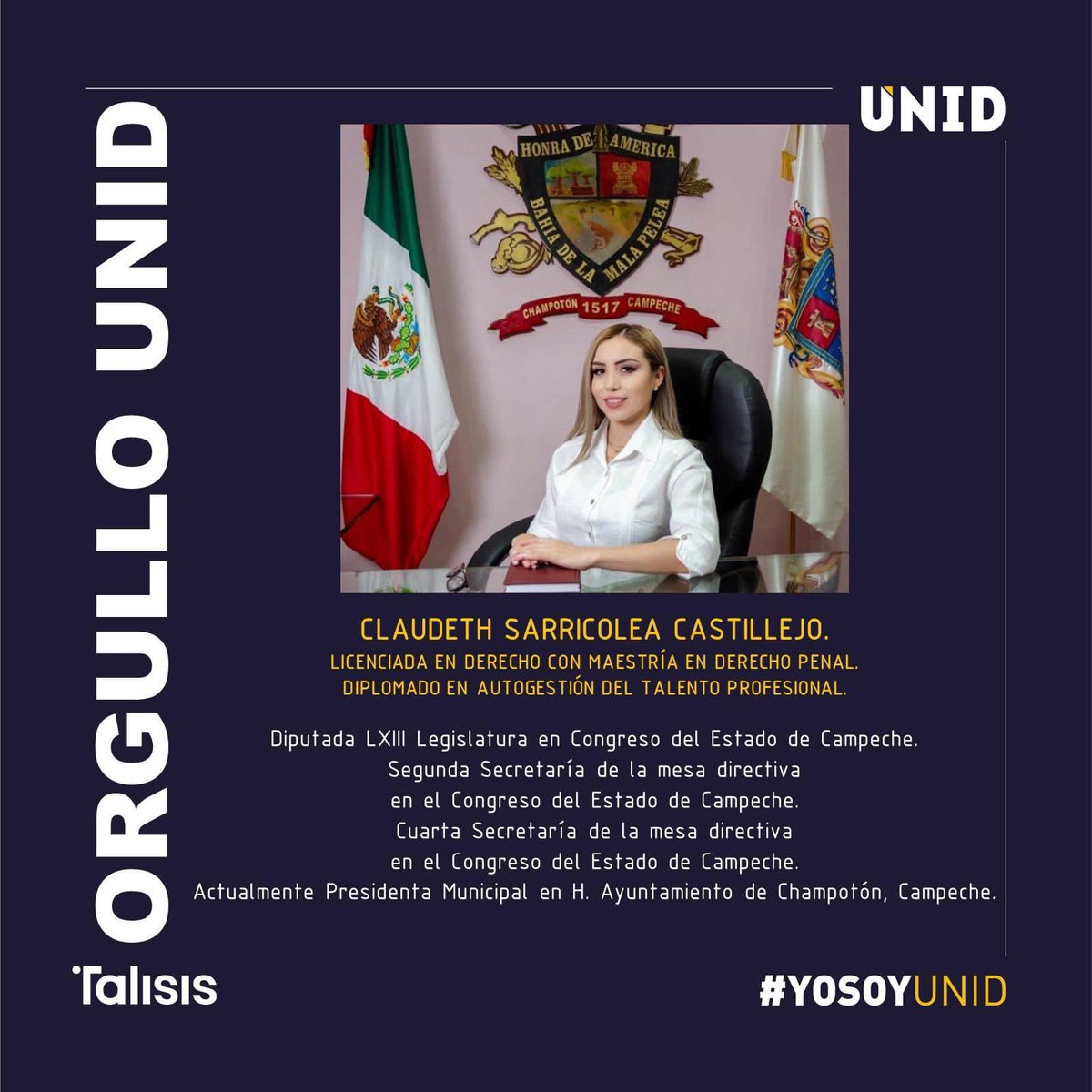 ClaudethOficial's tweet photo. #OrgulloUNID https://t.co/EJjRZPKwSd