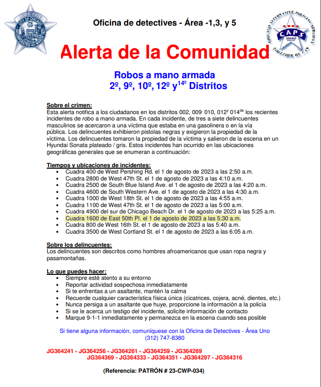 CPD Area One Detectives tweet media