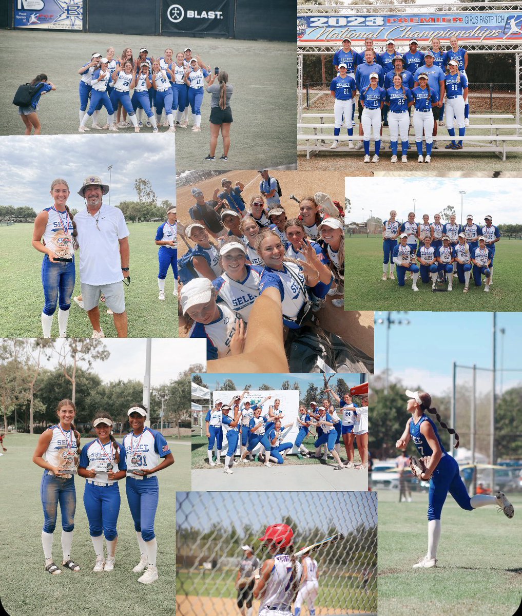 I had a great time this summer with my <a href="/SelectFP06/">Select Fastpitch 06</a> team playing top competition. We ended with a 35-13 record, were runner up at PGF Nationals and Show Me the Money, and 5th at CO Power Pool. Thank you to the coaches who took time this summer to travel and watch us play!💙🤍🥎