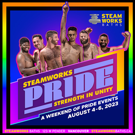 Happy PRIDE!

Steam room reopens today at 4pm.

Friday with DJ Sina
Saturday with DJ Fisher Bryce 
Sunday with DJ Sina

Cum celebrate with us and a few hundred of your intimate friends.