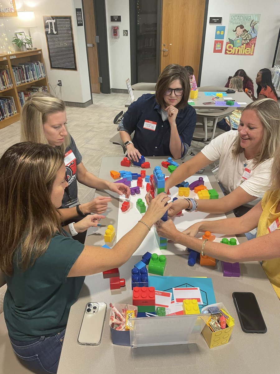 Loved having our
CWE Staff family back together again!
 We had so much fun working on our theme for the year… “CWE has all the pieces to build a great year!” @college_wood <a href="/CWEPTO/">College Wood PTO</a> <a href="/myccs/">Carmel Clay Schools</a>