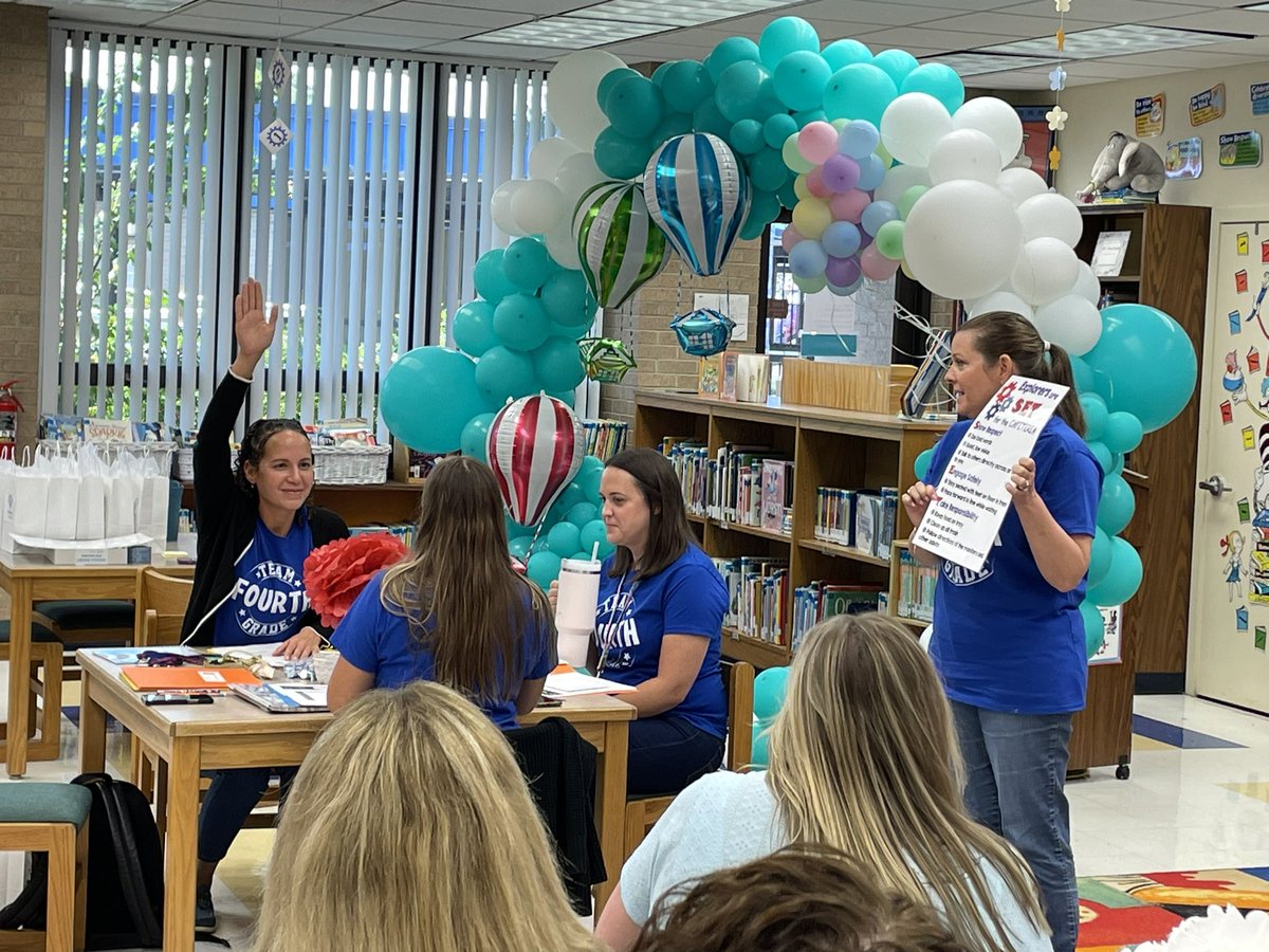 Soaring to new Heights and Shining Bright this year! Welcome Back staff mtg filled with celebrations and plans designed to engineer a year for student success! Thank you OME PTA and Fl Gulf Coast U for breakfast & lunch! #soaringhigh #keepshining
