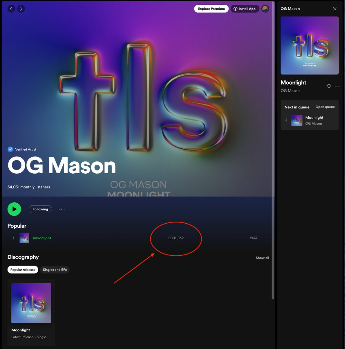 So proud of this super, talented human. My son Oscar has just crept over 1 Million streams on his debut single "Moonlight". Congrats Oz, I'm super-proud of you bud, that's amazing. Keep em comin'. 📷📷📷
open.spotify.com/artist/3POQKQC…