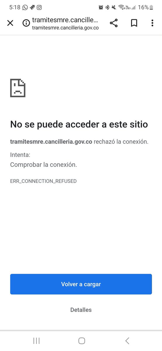 dguaman82's tweet photo. @CancilleriaCol una semana llevo todos los días conectándome para solicitar la cita de pasaporte y con ustedes es imposible! Se cae la página, que disque mal el correo, que disque busque otra hora, en 3 computadores y navegadores diferentes. Con razón la gente paga https://t.co/wg2KamNiac