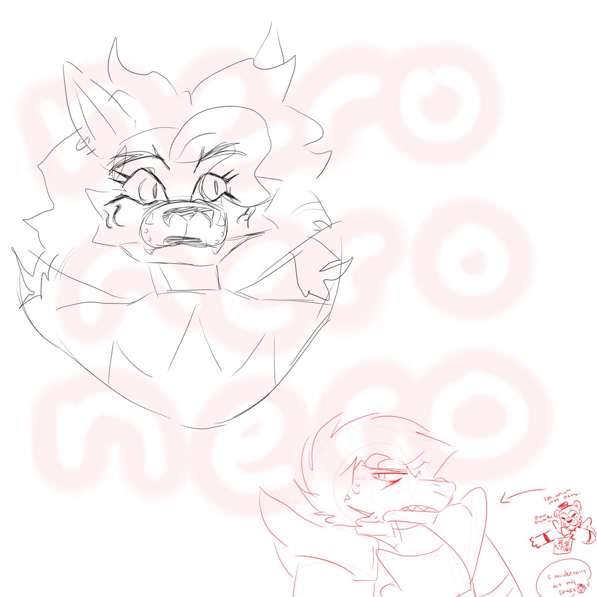 nero.⠀ 

decided  2  draw  some  stuff  and  post  it  on my freddy.  here it is