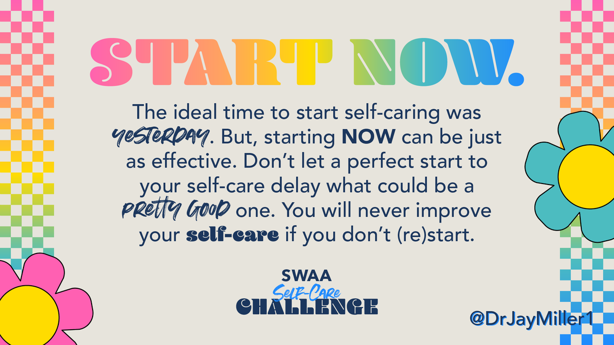 #SELFCARE #SWSELFCARECHALLENGE <a href="/DrSebrena/">Dr. M. Sebrena Jackson, LICSW</a> <a href="/socworkpodcast/">Jonathan Singer 🎙️</a> <a href="/ProfessorTD/">Karen Tabb Dina, PhD</a> <a href="/SelfCarePsy/">SelfCarePsychology</a> @DrVickieLynn <a href="/SocialWorkYogis/">SocialWorkYogis</a> <a href="/mfktherapy/">Dr. MFK</a> <a href="/TheSWDiva/">Dr. La Shawn M. Paul, DSW, LCSW-R</a> <a href="/SelfCareForum/">Self-Care Forum 💙</a> @drsarasw <a href="/YesYouShine/">Where is the Sunshine?🔆</a> @spcummings <a href="/erinerlcsw/">Erin Nau, PhD</a>