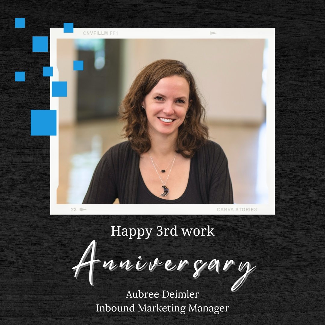 IntuitiveWeb's tweet image. Help us celebrate Aubree's fantastic 3-year milestone at Intuitive Websites! It's been an incredible journey watching Aubree's expertise and versatility shine as our Inbound Marketing Manager and we're grateful to have her on our team.
#IntuitiveWebsites #TeamMilestone