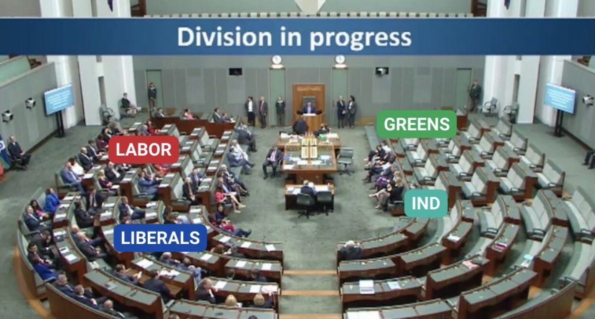 Yesterday the government and LNP voted *together* in support of a Bill to allow dumping of our CO2 emissions off the coast of Timor Leste. Super-cosy. 

Somebody had to provide some opposition.