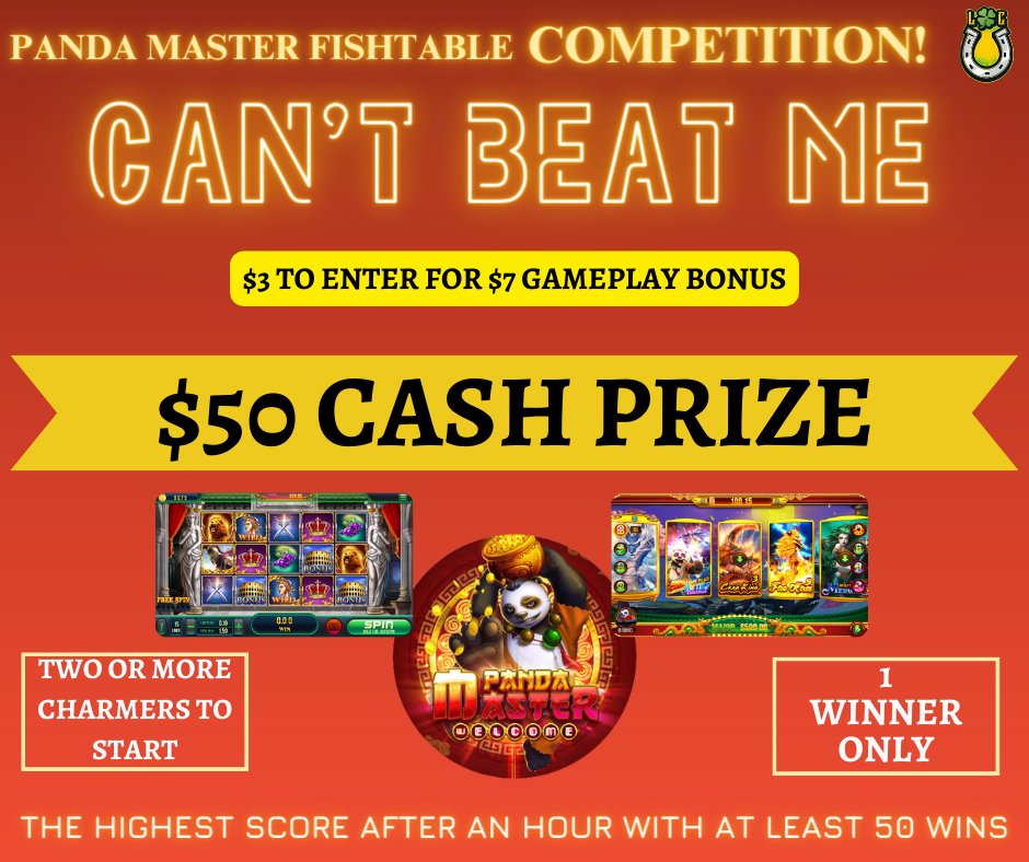 Snapsh0tSn1per's tweet image. ✨𝐏𝐚𝐧𝐝𝐚 𝐌𝐚𝐬𝐭𝐞𝐫 𝐅𝐢𝐬𝐡 𝐓𝐚𝐛𝐥𝐞 𝐂𝐎𝐌𝐏𝐄𝐓𝐈𝐓𝐈𝐎𝐍!!!✨

🍀Let's add some excitement and join this competition tonight! Be the next Fish Table Boss and win a $𝟓𝟎 𝐂𝐀𝐒𝐇 𝐏𝐑𝐈𝐙𝐄. 🤑🤑🤑

#competition #fishtable #bethewinner🏆 #ComeandJoin