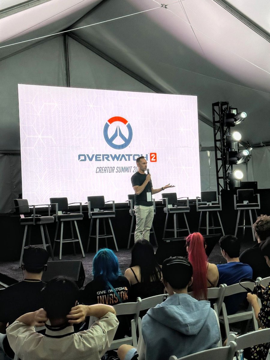 PlayOverwatch's tweet image. The #Overwatch2 Creator Summit has officially kicked off! 🎉