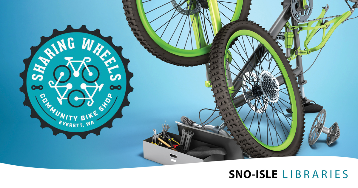 SnoIsleMariner's tweet photo. Mobile Bike Clinic with Sharing Wheels Community Bike Shop
Sept 26 | 3 – 6 PM
Mariner Library

LAST ONE!
Free bike repairs by volunteer bike mechanics from @SharingWheels! No registration required. Repair time is limited to 30 min.

More info: https://t.co/gjWLDcsgiV https://t.co/7vr9u2Dxkm