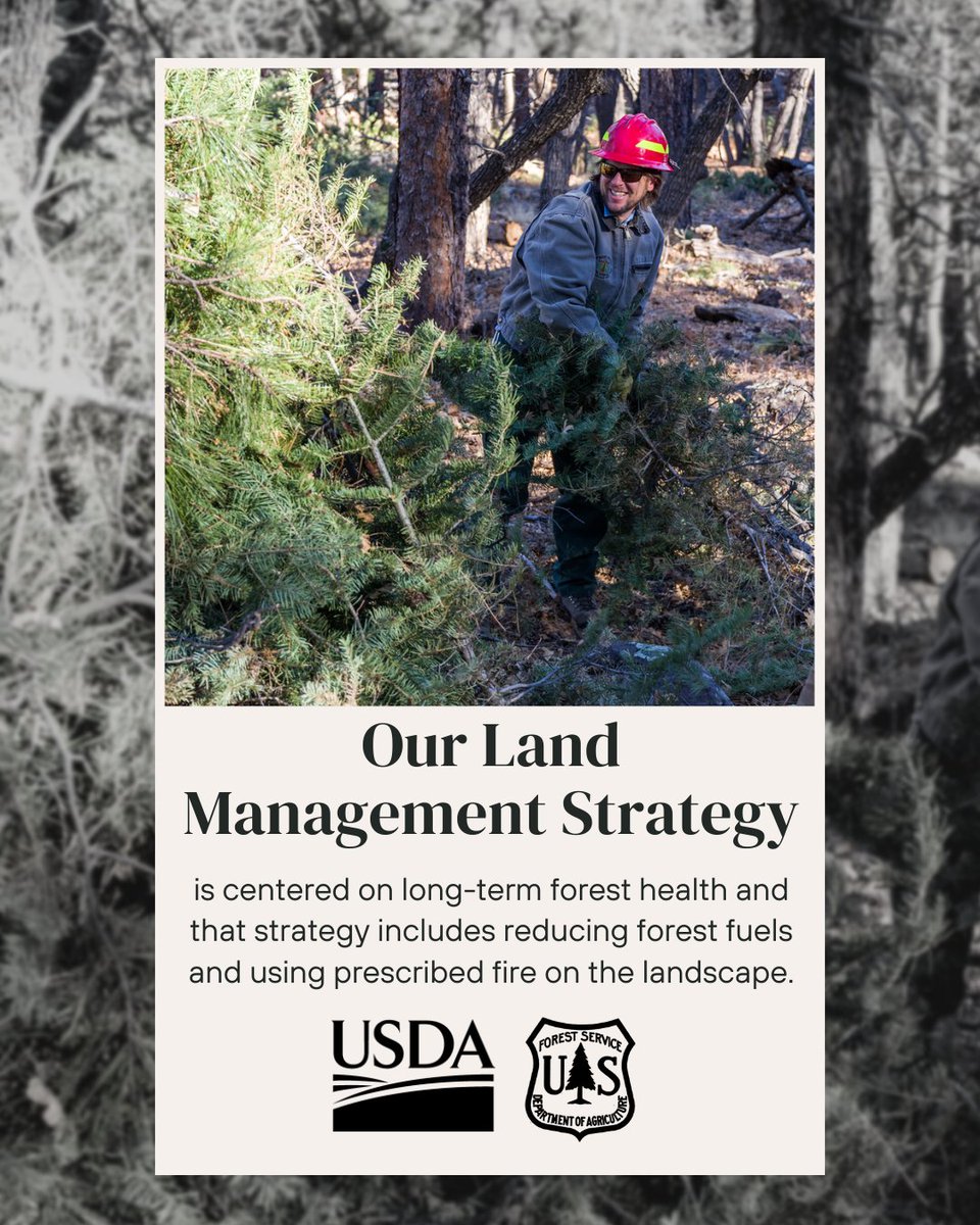 The Forest Service has established a strategy for confronting the wildfire crisis by dramatically increasing fuels and forest health treatments. ow.ly/Vrc350OOH1H