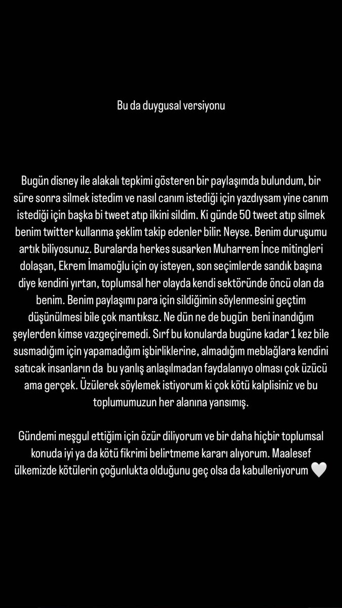 Sildiği tweet sebebiyle bir süredir olumsuz yorumlar alan <a href="/danlabilic/">.</a>'in konuya ilişkin açıklaması.