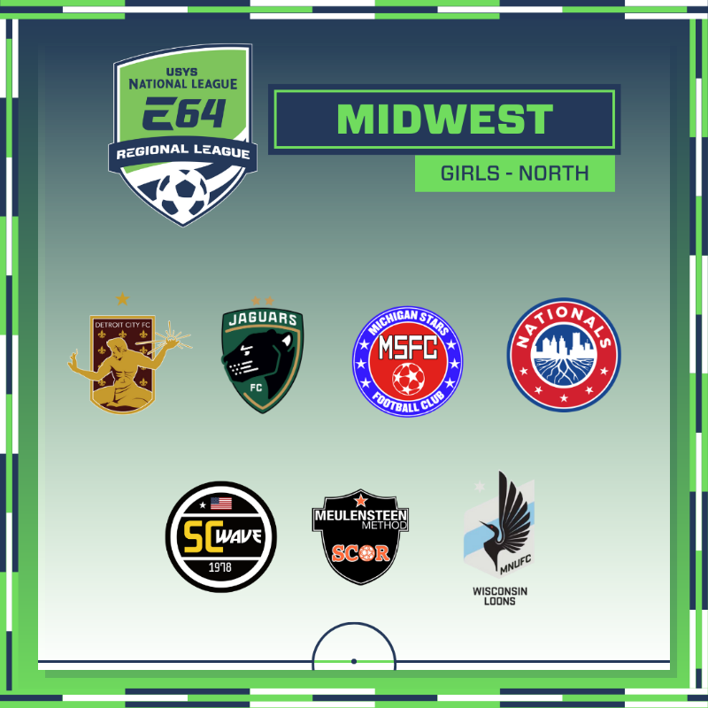 NationalLeague's tweet photo. We're excited to welcome 54 clubs into the Great Lakes and Midwest groups of the Elite 64 Regional League! 

#EveryMomentCounts | #EarnYourPlace
