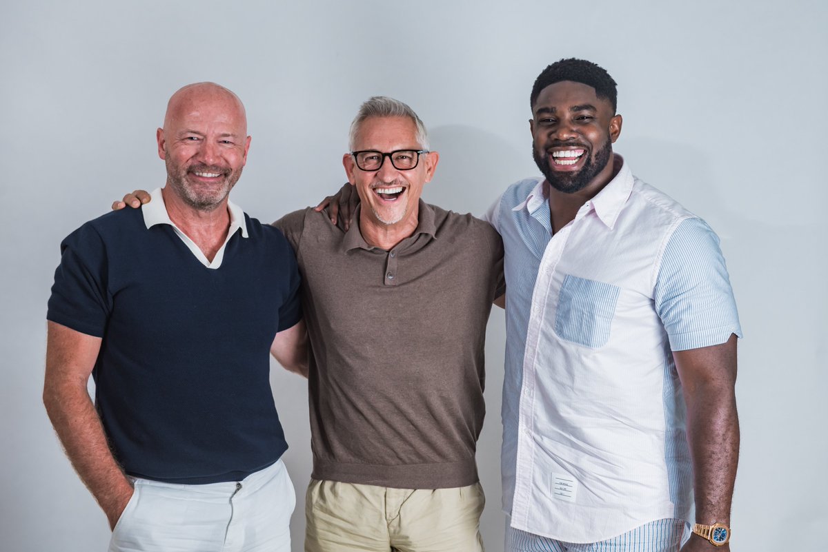 RestIsFootball's tweet photo. THE REST IS FOOTBALL
The essential new podcast for football fans. 

@GaryLineker @alanshearer @MicahRichards 

LISTEN NOW...
https://t.co/hMQpAsE5hD https://t.co/YlDS3iCE6e