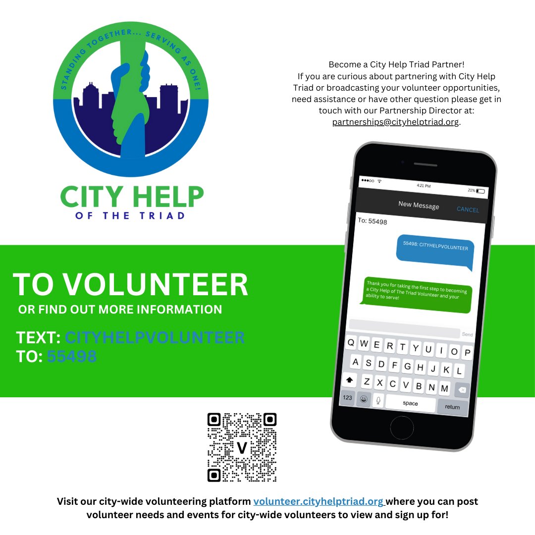 CityHelpTriad's tweet photo. We are calling all Guilford County churches, nonprofits, and public agencies! Let’s come together to create positive change in our community. By collaborating, we can achieve holistic solutions and make a real difference. #GuilfordCounty #CommunityChange #Collaboration https://t.co/ooD35V0ZiB