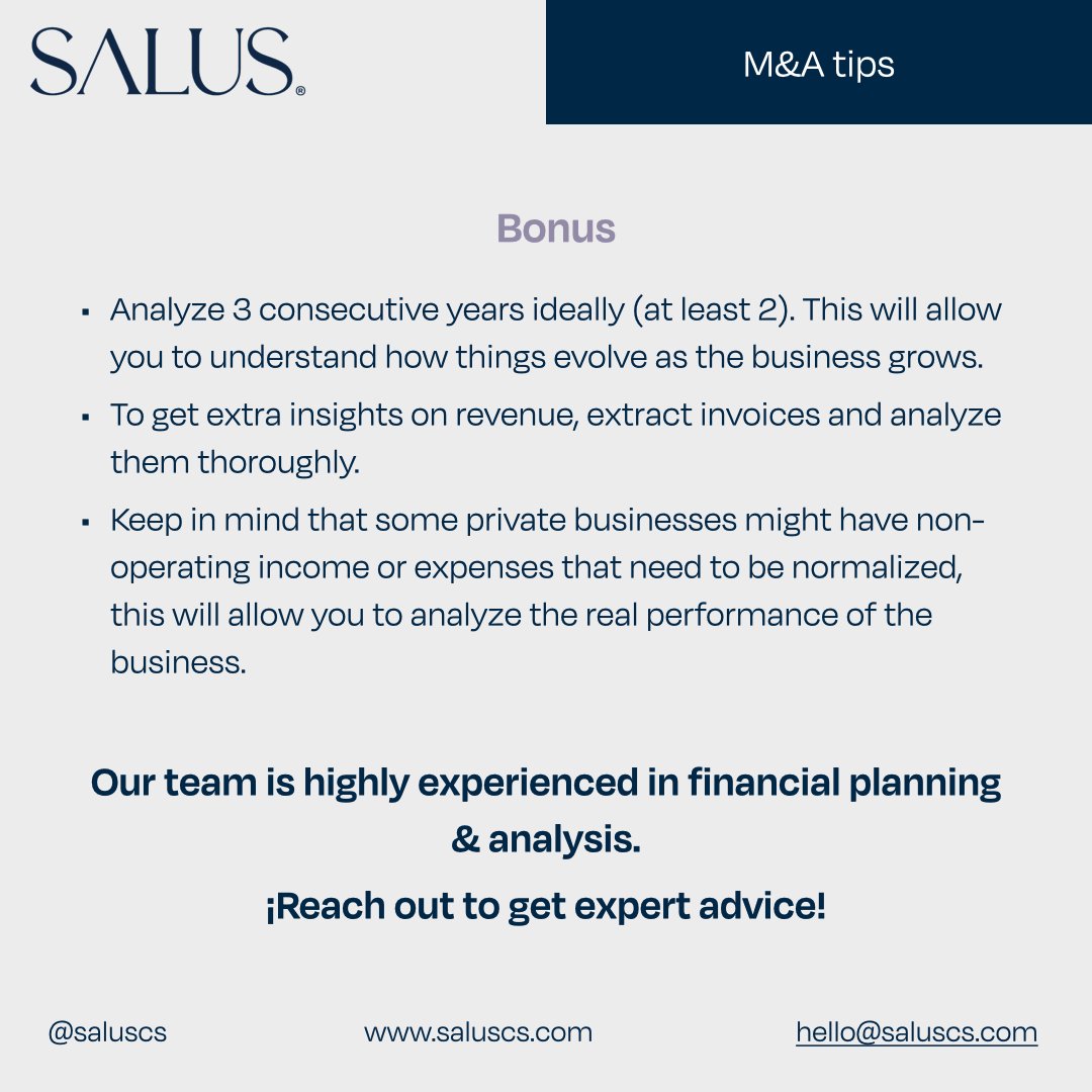saluscs's tweet photo. Spending time understanding and analyzing financial statements is not for everyone.

Today, we would like to make it easy for you by sharing some tips on how to analyze income statements!

#financialanalysis #strategy #growth #cfo #finance #entrepreneur https://t.co/OxphSOJkfl