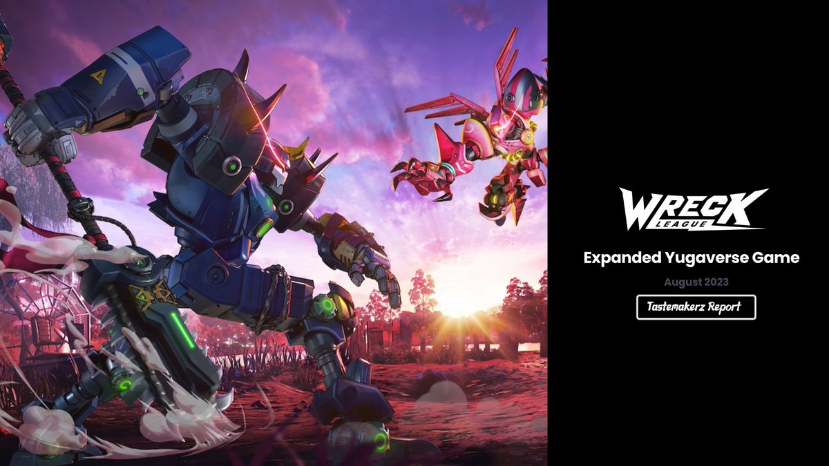 [New Game in Expanded Yugaverse: Wreck League]

After almost two years of development, nWay, in partnership with Animoca Brands and Yuga, has launched an exciting new game—Wreck League. In this thread, let's delve into the details of this AAA real-time PvP fighting game. 🧵
