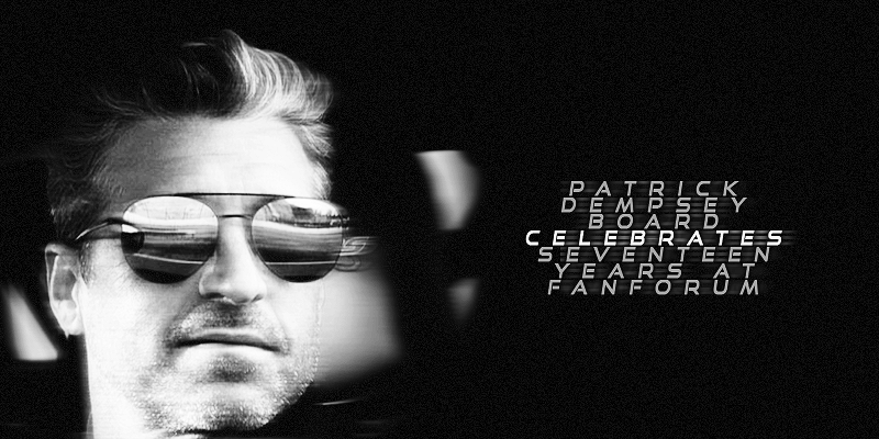 The #PatrickDempsey board on #FanForum has reached a milestone of #17Years!

Join in the celebration! [tinyurl.com/yh5z4vzj]
