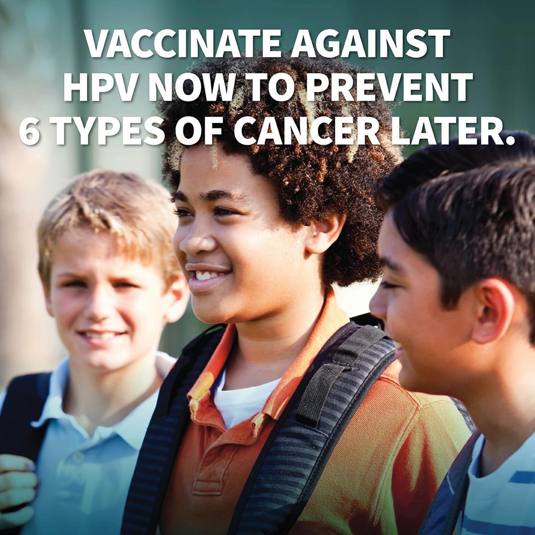 Vaccinating your child at the recommended ages can help keep them healthy well into adulthood and is the best way to prevent HPV cancers later in life. Learn more at cancer.org/hpv.