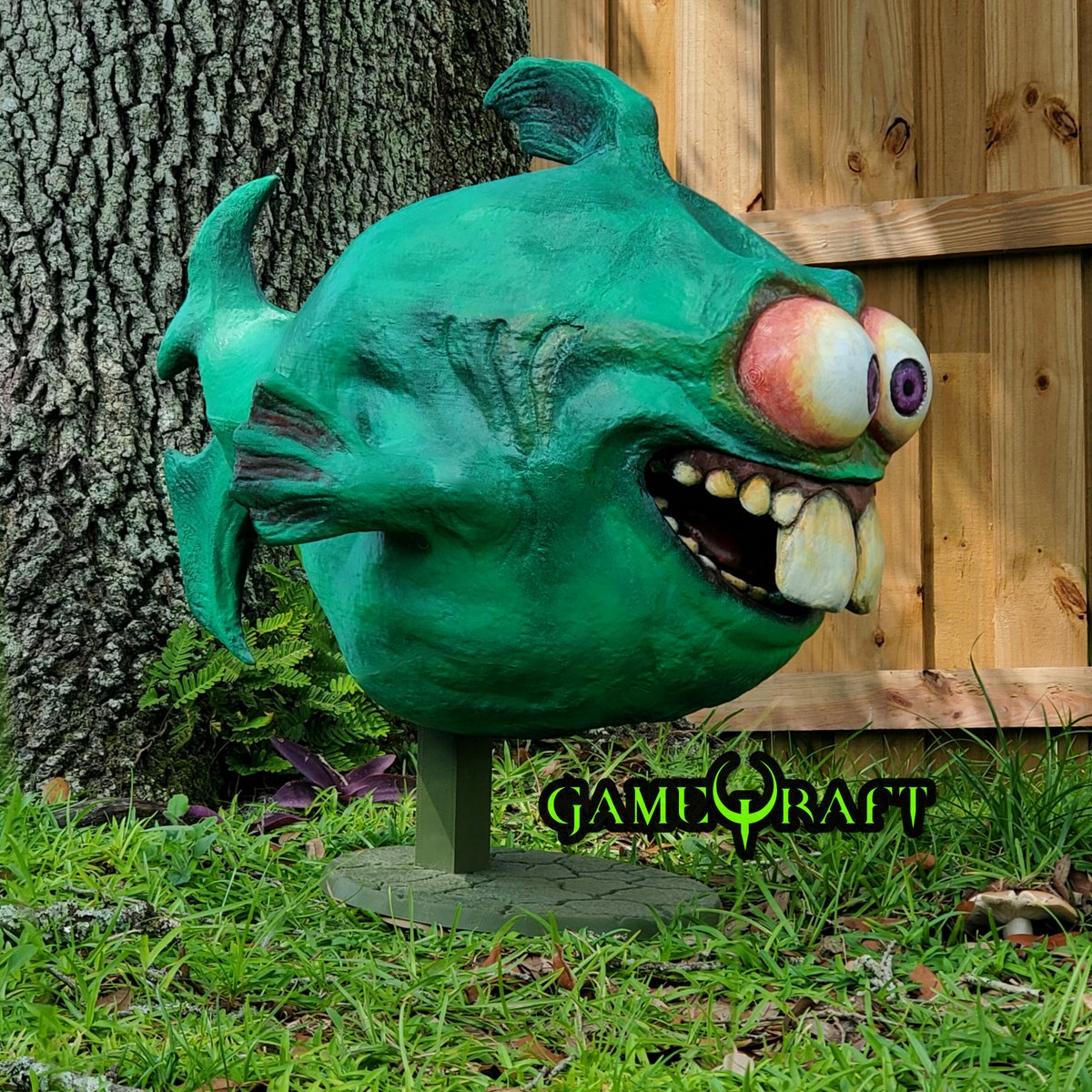 GameQraft's tweet photo. THE DOPEFISH LIVES
it's not everyday you see the second dumbest creature in the universe! SEE IT AT QUAKECON 2023 - seat V66
SWIM, SWIM, HUNGRY, SWIM, SWIM, HUNGRY.
#DOPEFISH #THEDOPEFISHLIVES #COMMANDERKEEN #DOOM #DOOMETERNAL #QUAKECON #QUAKECON2023 #GAMEQRAFT #BRINGGAMESTOLIFE https://t.co/jqUFLnVvGu