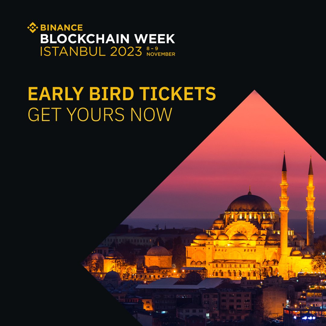 #BinanceBlockchainWeek is in Istanbul, Turkey this year on November 8 &amp; 9. 

Check the image alt text.

» binanceblockchainweek.com